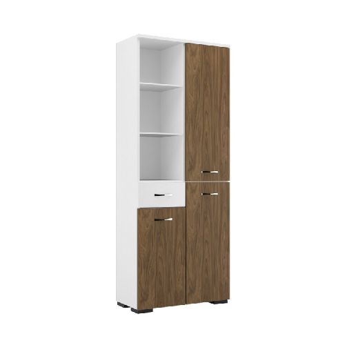 EPIKASA Multiuse Cabinet Alice - Walnut 60x35x173 cm