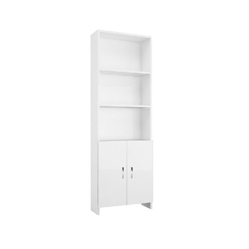 EPIKASA Bookcase Nora - White 56x22,1x169 cm