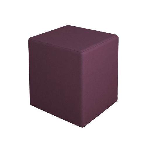 EPIKASA Pouf Milena - Purple 34x34x37 cm