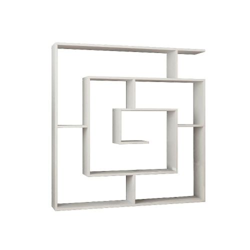 EPIKASA Bookcase Giusi - White 125x22x129 cm