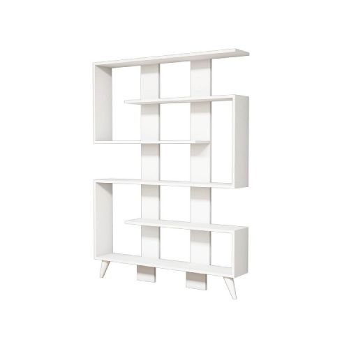 EPIKASA Bookcase Clarissa - White 120x22x164 cm