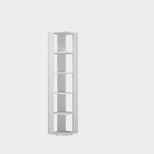 EPIKASA Bookcase Isotta - White 34x34x161 cm