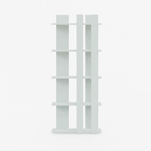 EPIKASA Bookcase Cristiana - White 75x20x180 cm