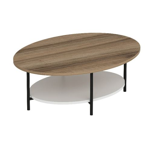 EPIKASA Coffee Table Miriam - Walnut 90x65x35 cm
