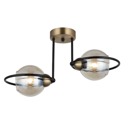 EPIKASA Ceiling Lamp Sassari - Black 50x22x30 cm