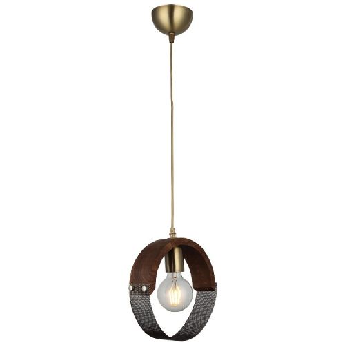 EPIKASA Hanging Lamp Monza - Wood ire Min 8 Cm Max 65 cm
