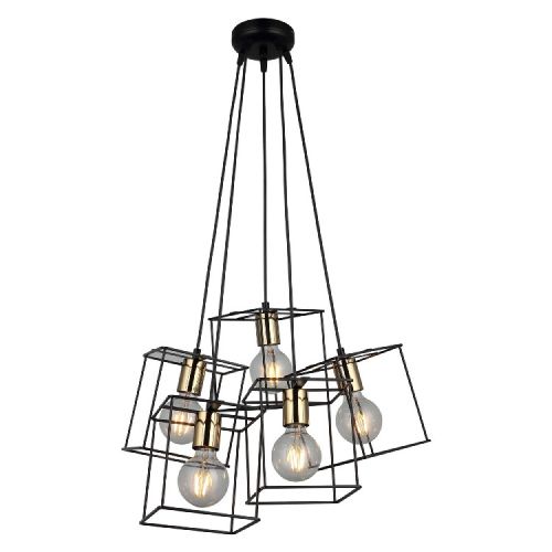 EPIKASA Hanging Lamp Milano - Black ire Min 13 Cm Max 100 cm