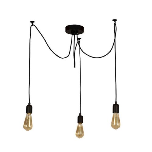 EPIKASA Hanging Lamp Andria - Black 180x180x93 cm