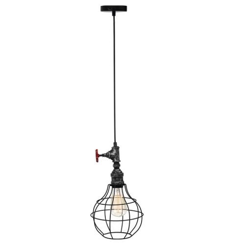 EPIKASA Hanging Lamp Pisa - Black 20x20x112 cm