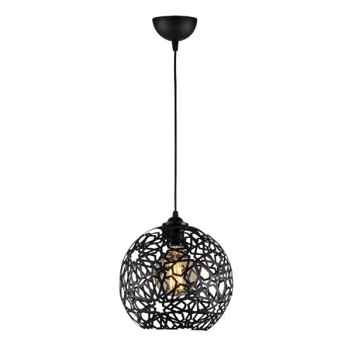 EPIKASA Hanging Lamp Seljuk - Black 25x25x119 cm
