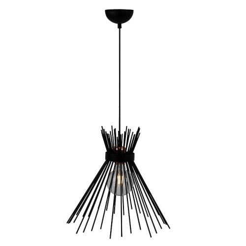 EPIKASA Hanging Lamp Brush - Black 36x36x80 cm
