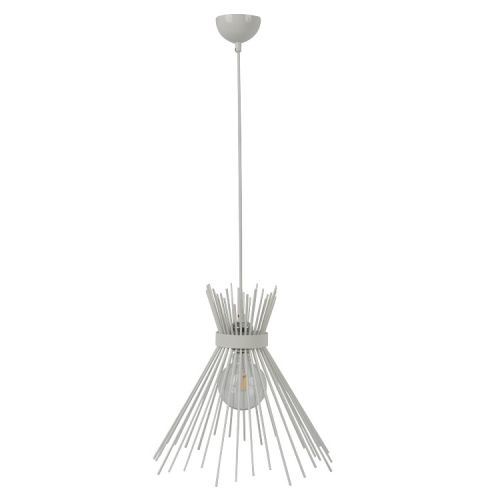 EPIKASA Hanging Lamp Brush - White 36x36x80 cm
