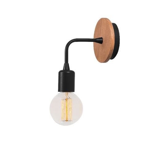 EPIKASA Wall Lamp Simple Drop - Black 12x10x13 cm