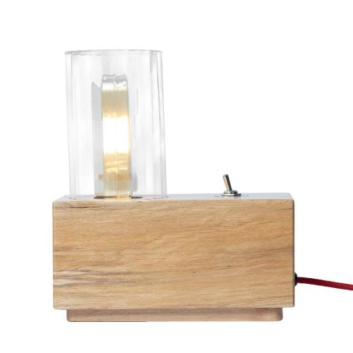 EPIKASA Table Lamp Idea - Oak 10x19x22 cm