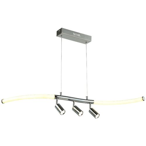 EPIKASA Hanging Lamp Ascoli - Chrome 85x52x68 cm