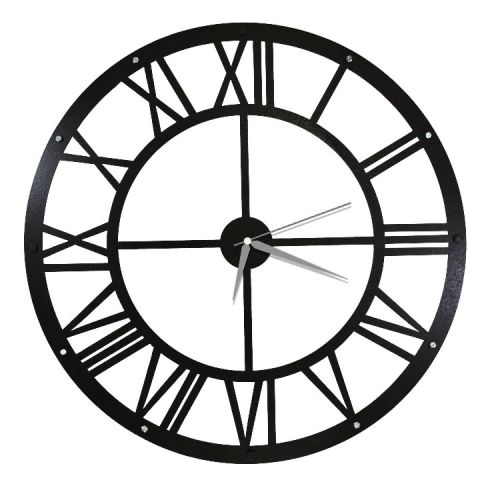 EPIKASA Wall Clock Vintage 2 - Black 50x0,16x50 cm