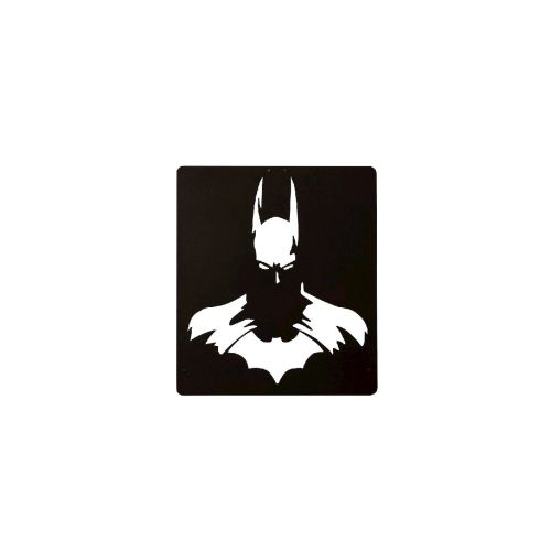 EPIKASA Decorazione da Parete in Metallo Batman 2 - Nero 42x1,5x48 cm