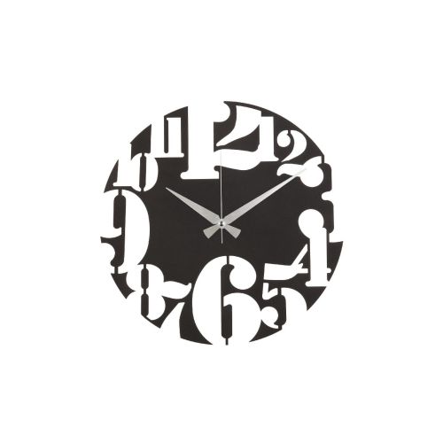 EPIKASA Wall Clock Numbers 3 - Black 50x1,5x50 cm