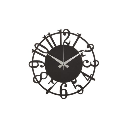 EPIKASA Wall Clock Numbers 5 - Black 50x1,5x50 cm