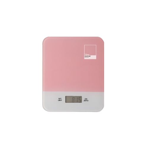 BIMAR Bilancia da Cucina Pantone - Rosa 18,5x2x22,5 cm