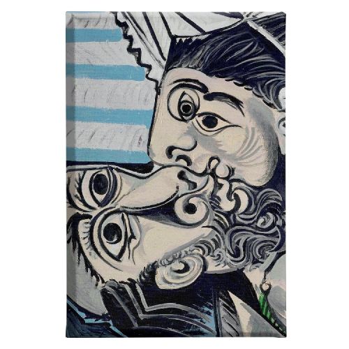 EPIKASA Stampa su Tela Il Bacio Di Picasso - Multicolore 60x3x90 cm