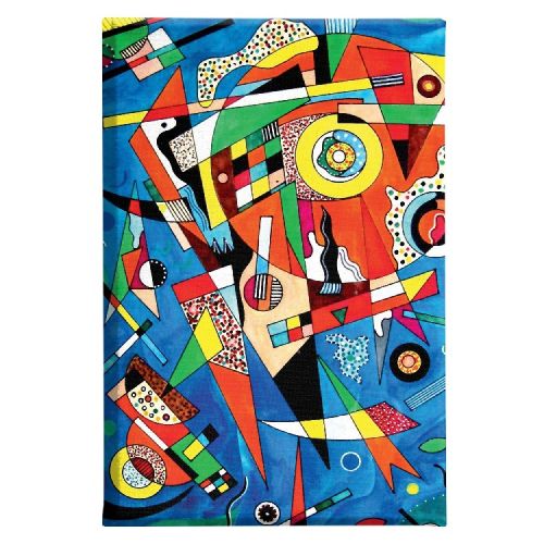 EPIKASA Canvas Print Kandinsky Composition 2 - Multicolor 60x3x90 cm