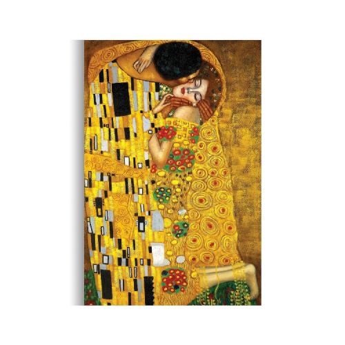 EPIKASA Canvas Print The Kiss by Klimt - Gold 60x3x90 cm