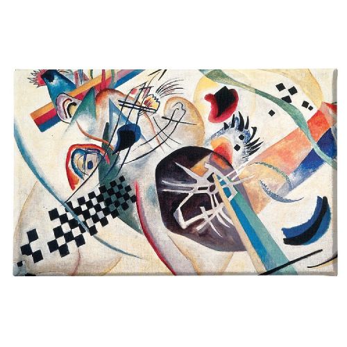 EPIKASA Stampa su Tela Kandinsky Composizione 3 - Multicolore 90x3x60 cm