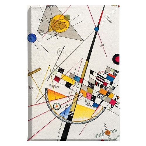 EPIKASA Stampa su Tela Kandinsky Tensione Delicata - Multicolore 60x3x90 cm
