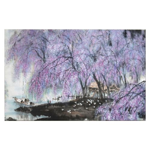 EPIKASA Canvas Print Tree 3 - Purple 150x3x100 cm