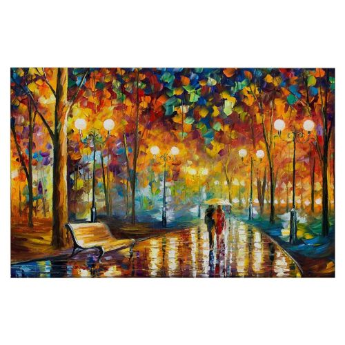 EPIKASA Canvas Print Under the Rain 2 - Multicolor 150x3x100 cm