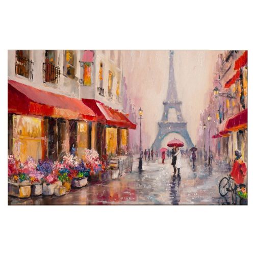 EPIKASA Stampa su Tela Torre Eiffel 7 - Multicolore 150x3x100 cm