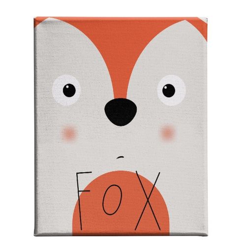 EPIKASA Canvas Print Fox for Children - Orange 45x3x70 cm