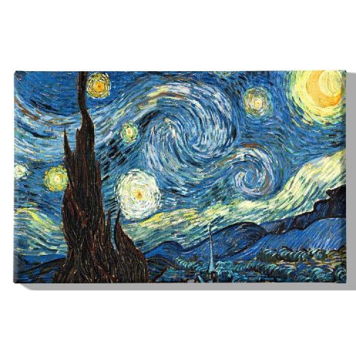 EPIKASA Stampa su Tela Notte Stellata 3 - Multicolore 70x3x45 cm