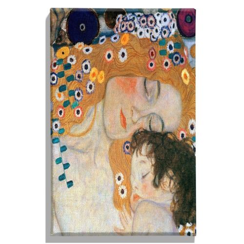 EPIKASA Stampa su Tela Klimt Maternità - Multicolore 45x3x70 cm