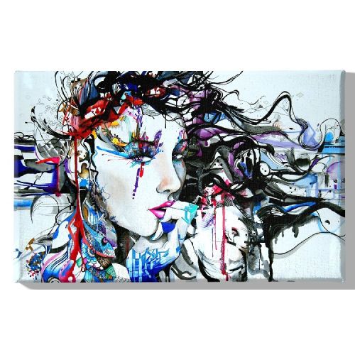 EPIKASA Canvas Print Woman 3 - Multicolor 70x3x45 cm