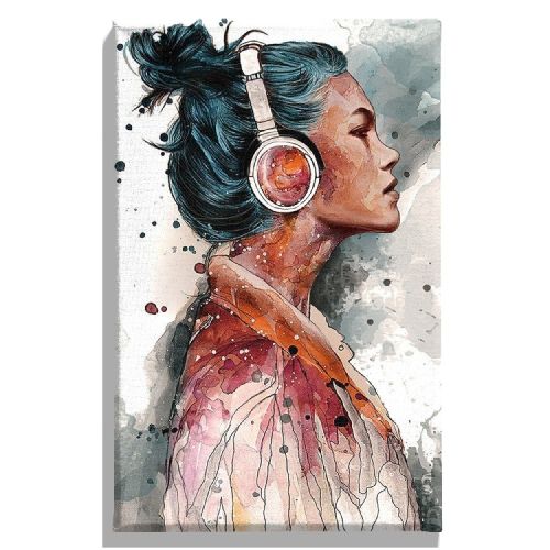 EPIKASA Canvas Print Woman 1 - Multicolor 45x3x70 cm