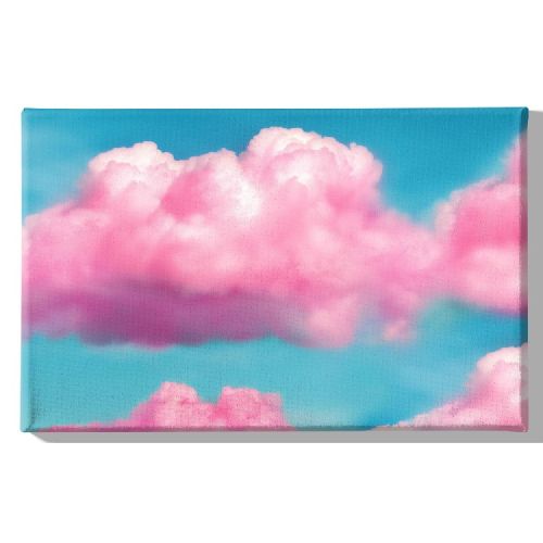 EPIKASA Canvas Print Sky - Pink 70x3x45 cm