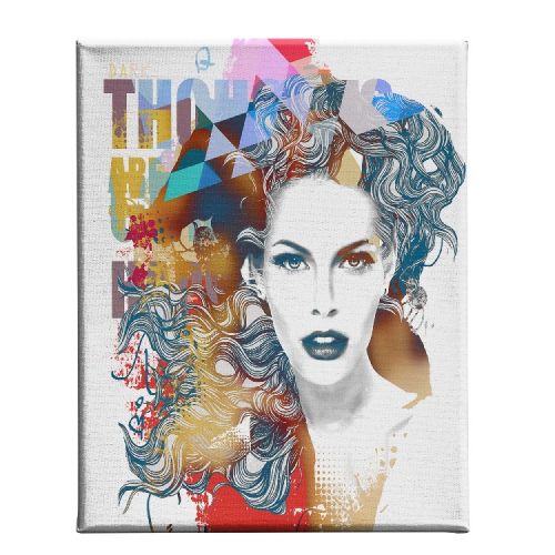 EPIKASA Canvas Print Woman 8 - Multicolor 45x3x70 cm