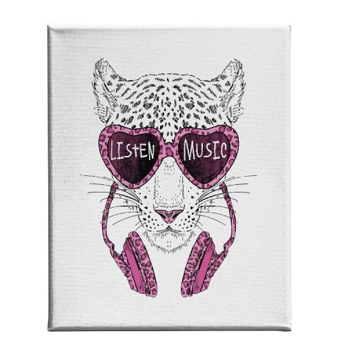 EPIKASA Canvas Print Leopard - Pink 45x3x70 cm