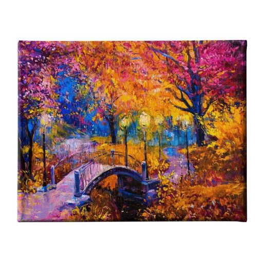 EPIKASA Canvas Print Bridge 3 - Multicolor 70x3x45 cm