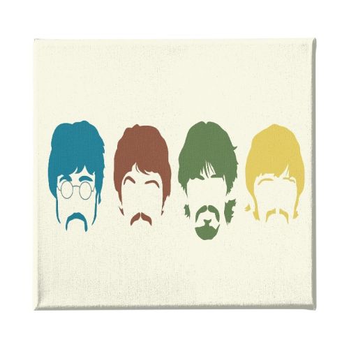 EPIKASA Canvas Print The Beatles - Multicolor 60x3x60 cm