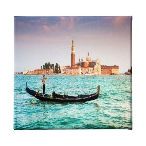 EPIKASA Stampa su Tela Venezia - Multicolore 60x3x60 cm