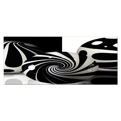 EPIKASA Canvas Print Marbles - Black 100x3x70 cm