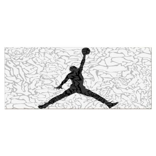 EPIKASA Canvas Print Basketball - Black 100x3x70 cm