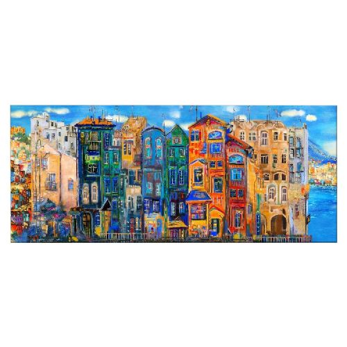 EPIKASA Canvas Print Palaces - Multicolor 100x3x70 cm