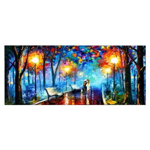 EPIKASA Canvas Print Under the Rain 4 - Multicolor 100x3x70 cm