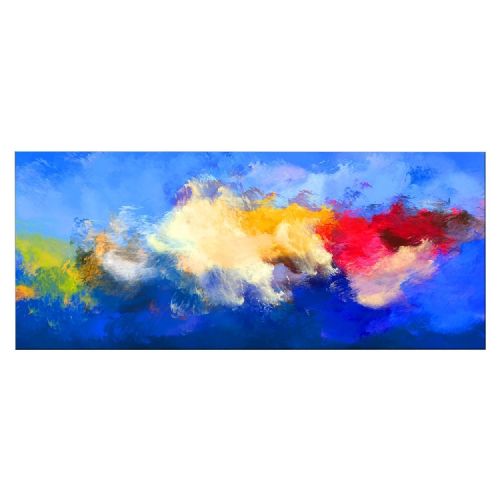 EPIKASA Stampa su Tela Colore Astratto - Multicolore 100x3x70 cm