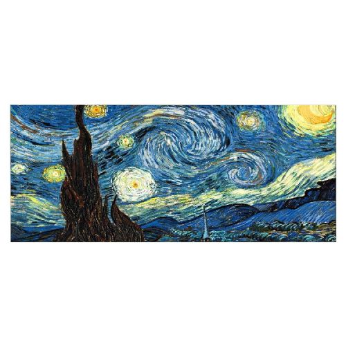 EPIKASA Stampa su Tela Notte Stellata - Multicolore 100x3x70 cm