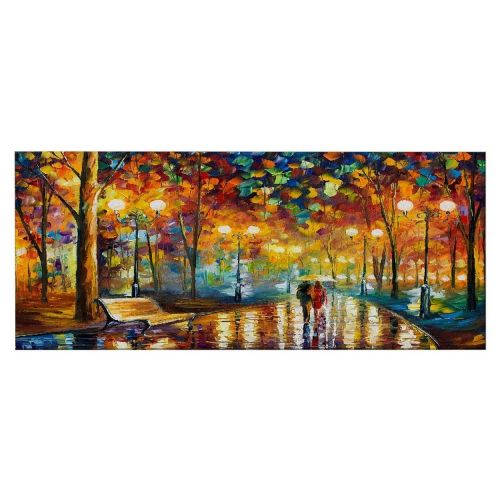 EPIKASA Canvas Print Under the Rain 2 - Multicolor 100x3x70 cm